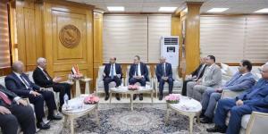 محافظ المنيا ورئيس الجامعة يستقبلان وزير التعليم العالي والبحث العلمي في رحاب جامعة المنيا